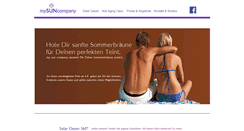 Desktop Screenshot of mysuncompany.de