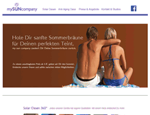 Tablet Screenshot of mysuncompany.de